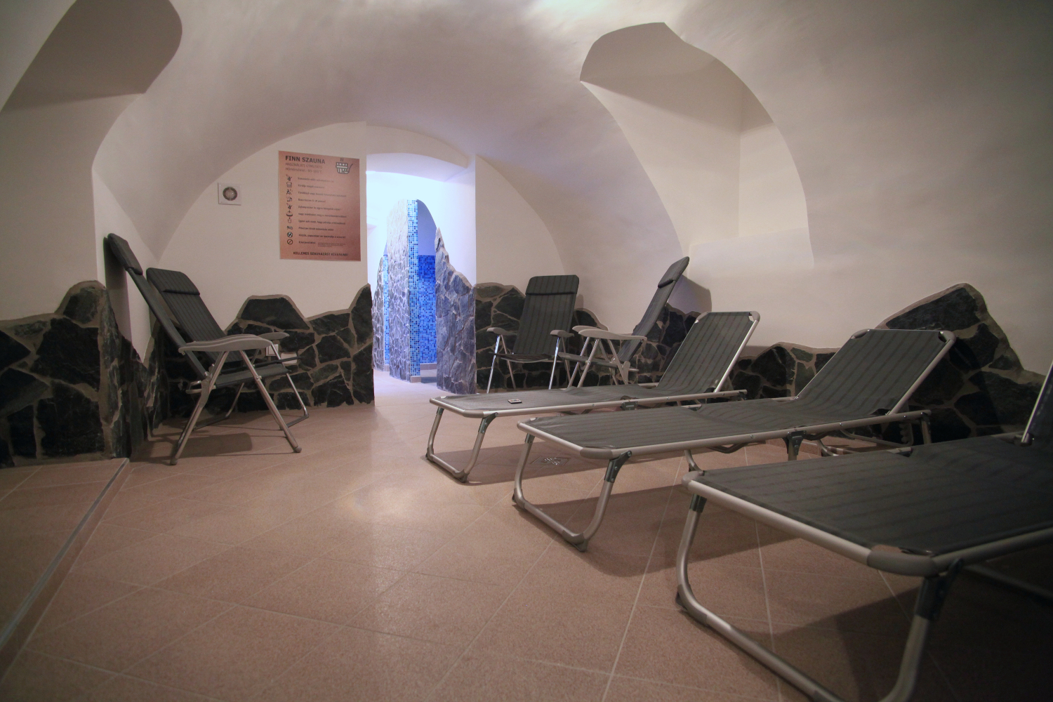 Szauna pihenő